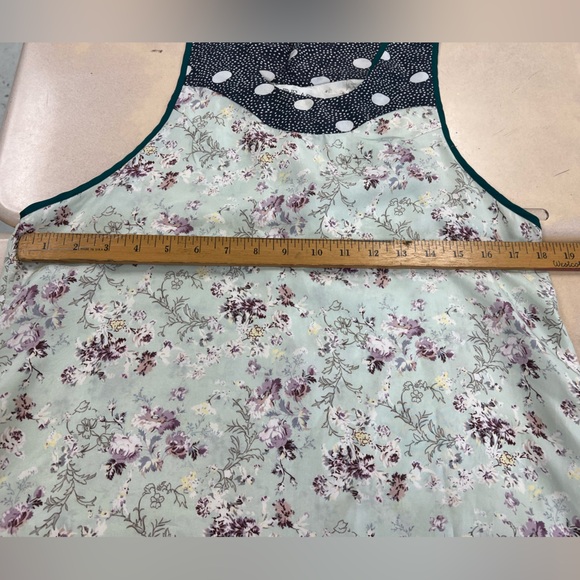 Lerario. Beatriz Silk Floral/ Polka Dot Tank Top Size 8 - Picture 3 of 7